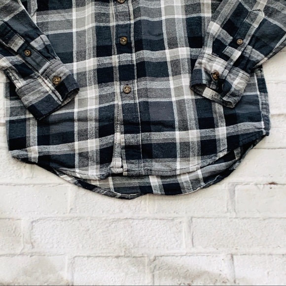 Faded Glory Boys Flannel Shirt Size 6/7 - Picture 3 of 8